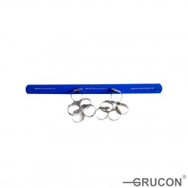 KIT250: TUBO SILICONADO 2.1/2" + 10 ABRAZADERAS CT-250L